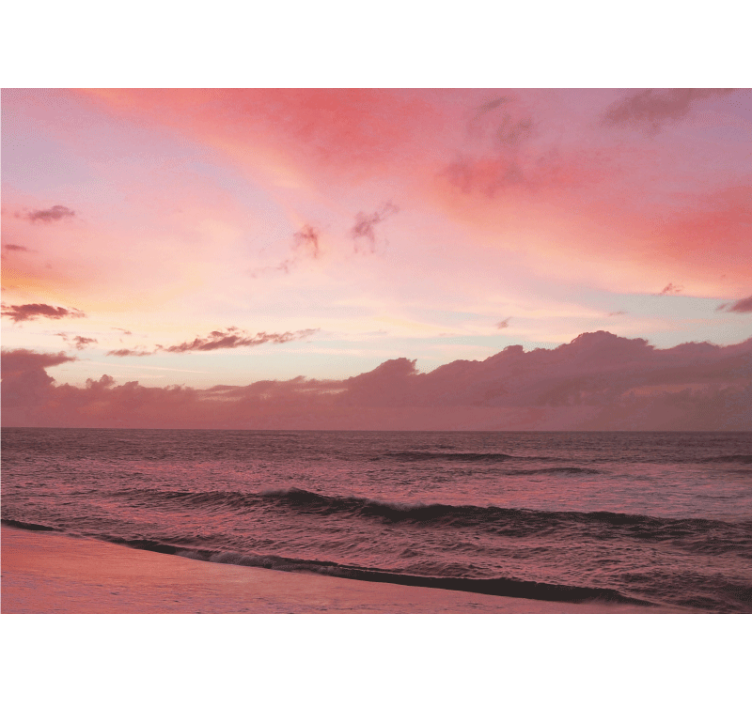 Papel mural naturaleza vista del mar tranquilo - TenVinilo