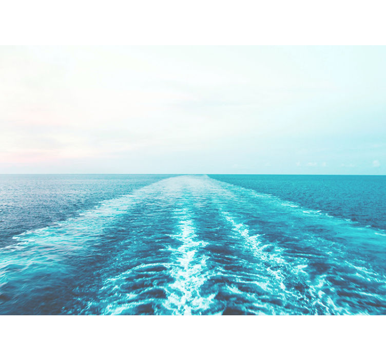 Papel mural mar vista del horizonte oceánico - TenVinilo