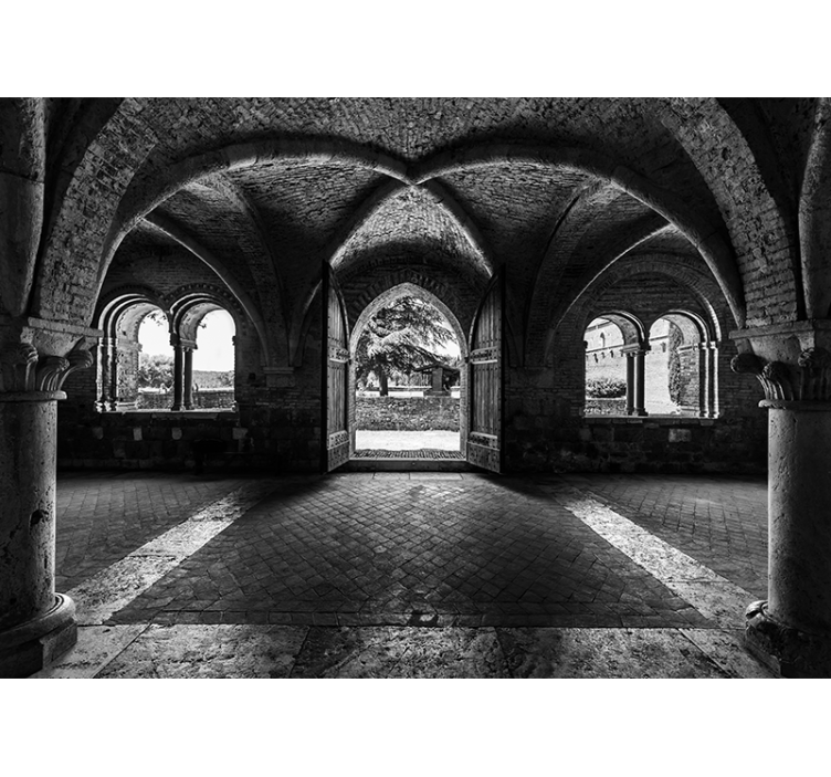 Papel mural ciudades vista del arco histórico - TenVinilo