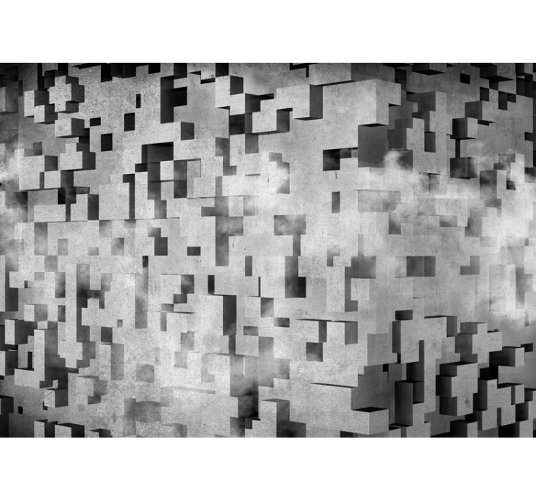 Papel mural textura patrón geométrico moderno - TenVinilo