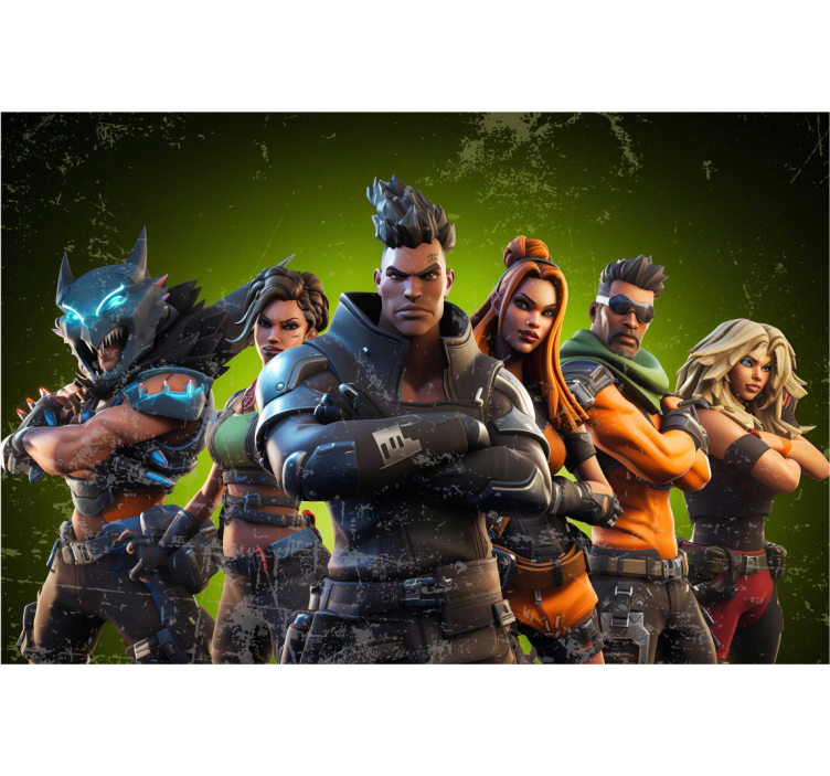 Fotomural juvenil personajes épicos - TenVinilo