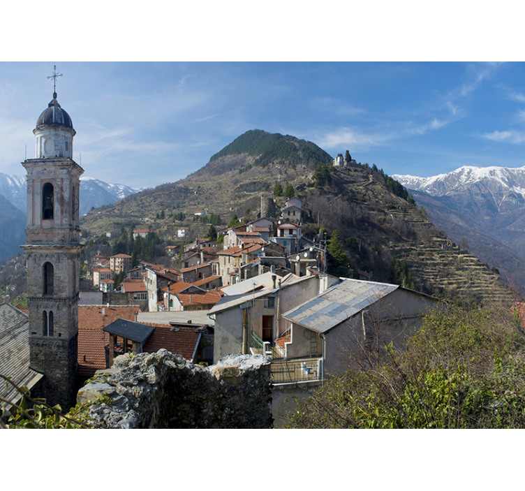 Papel mural música paisaje de guitarra acústica - TenVinilo