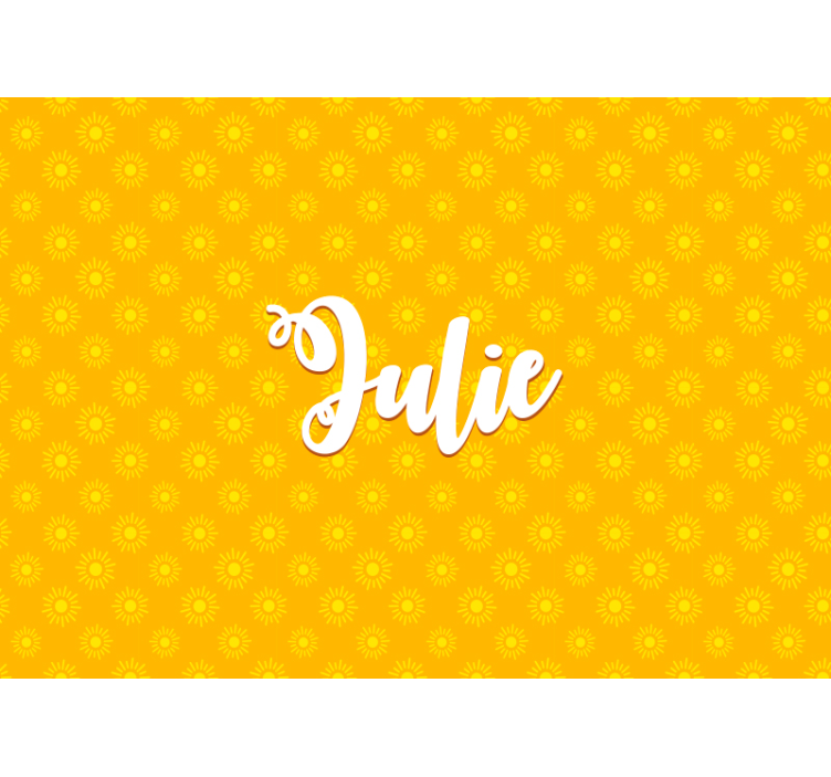 Papel mural infantil fondo con patrón de girasol - TenVinilo