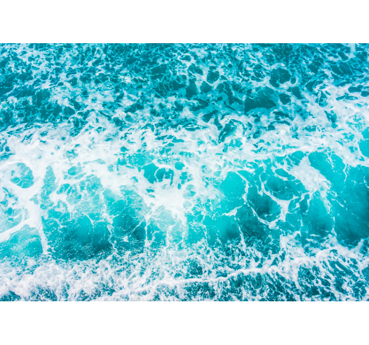 Papel mural mar pareja abrazando olas - TenVinilo