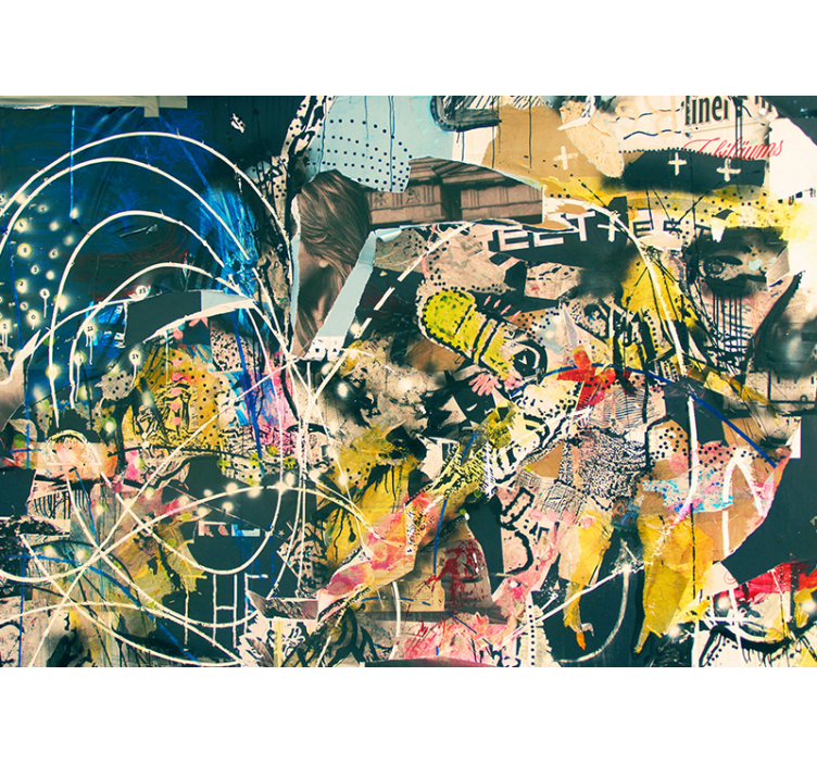 Mural graffiti arte callejero urbano - TenVinilo