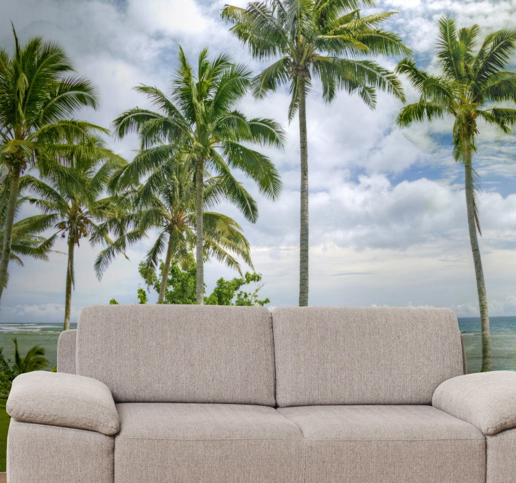 Fotomural mar playa caribeña Samoa - TenVinilo