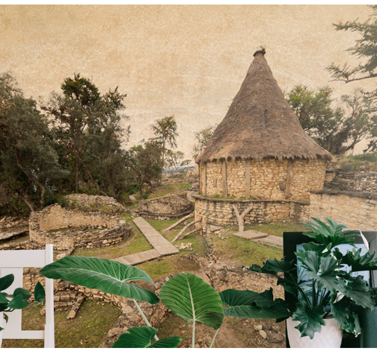 Fotomural naturaleza Kuelap en el norte de perú - TenVinilo