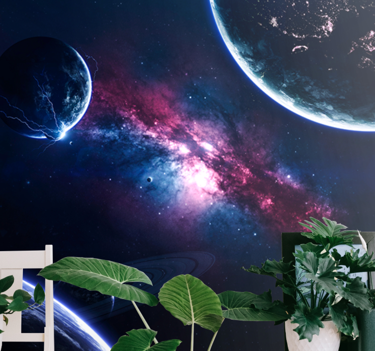 Fotomural espacio Planetas en el universo - TenVinilo