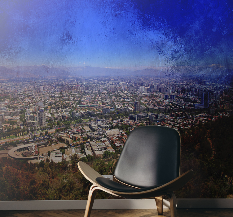 Fotomural de montañas Santiago de chile andes - TenVinilo