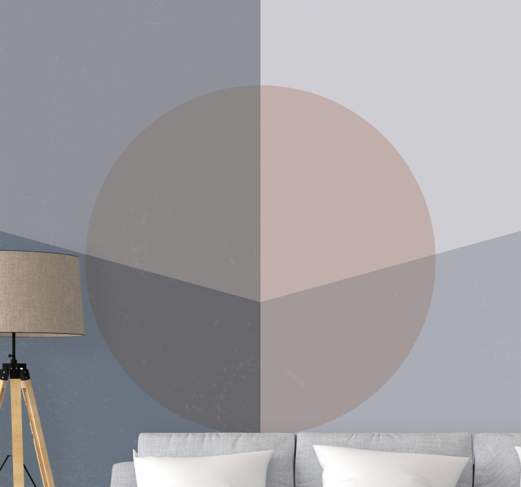 Mural para salón noche cálida - TenVinilo