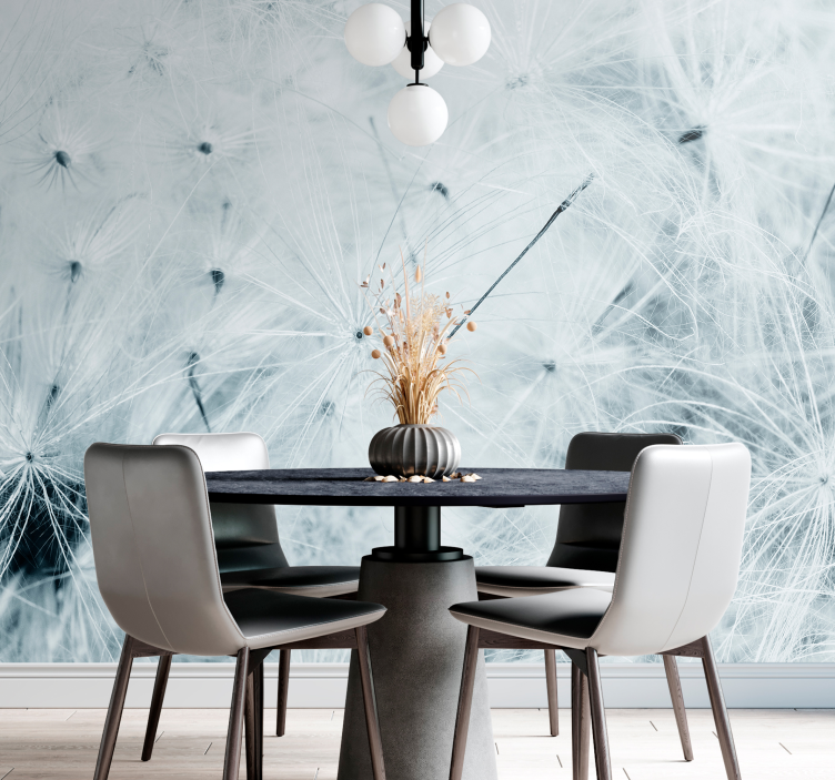 Mural diente de león semillas delicadas - TenVinilo