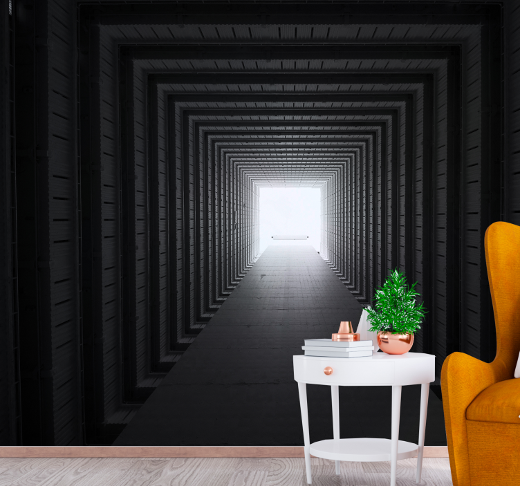 Fotomural texturas Túnel de hormigón - TenVinilo