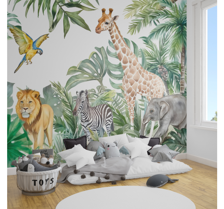 Papel mural animales fauna silvestre - TenVinilo