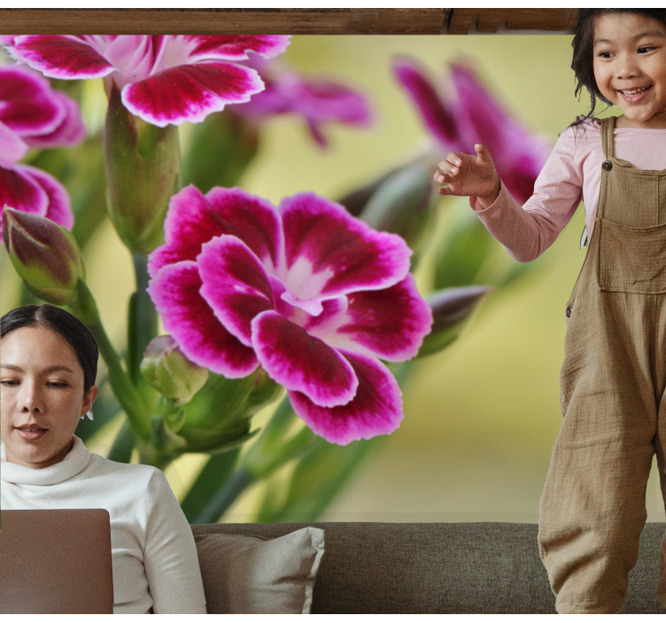 Papel mural de amapolas delicia floral - TenVinilo