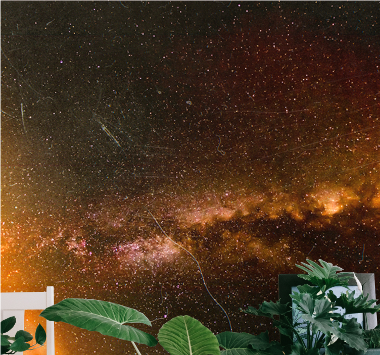 Papel mural espacio esplendor galáctico cósmico - TenVinilo