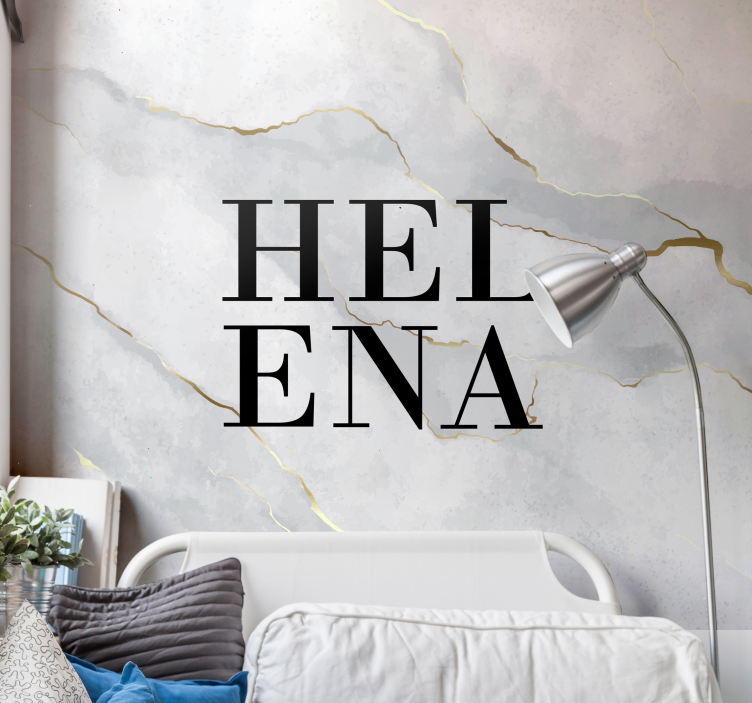 Papel mural frases acento de texto personalizado - TenVinilo