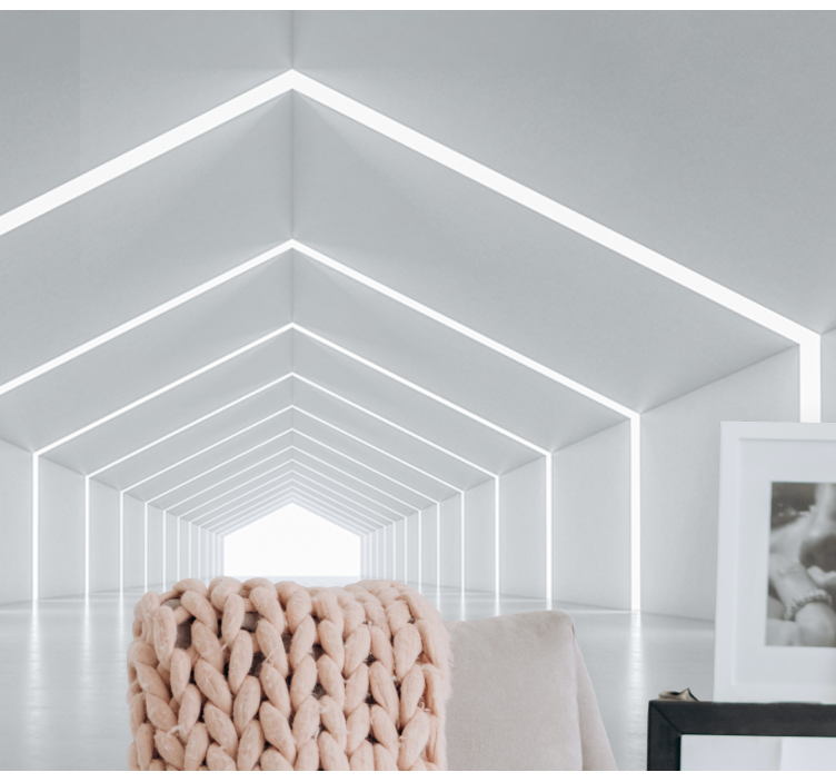 Papel mural moderno estructura de luz geométrica - TenVinilo