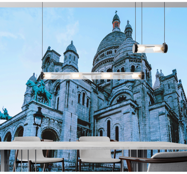 Papel mural París basílica del sagrado corazón - TenVinilo