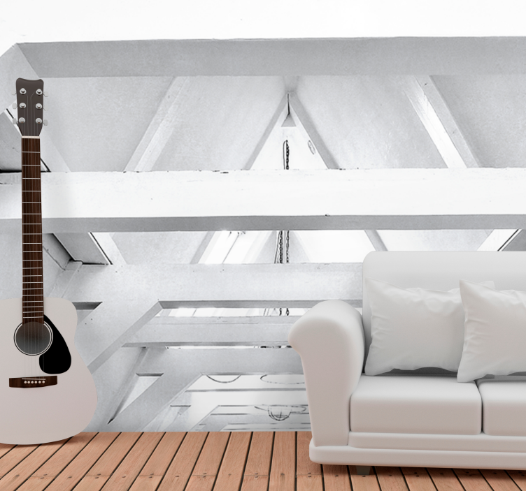 Papel mural textura estructura arquitectónica - TenVinilo