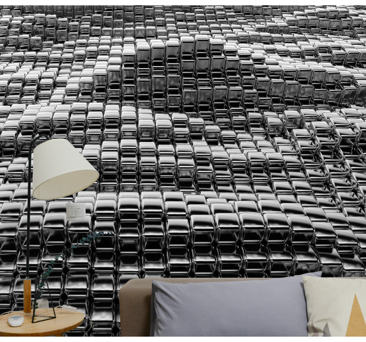 Papel mural textura patrón de sillas apiladas - TenVinilo