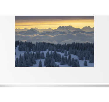 Papel mural montaña alpes suizos – aiguilles du midi - TenVinilo