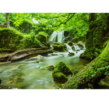 Fotomural paisaje cascadas en la selva - TenVinilo