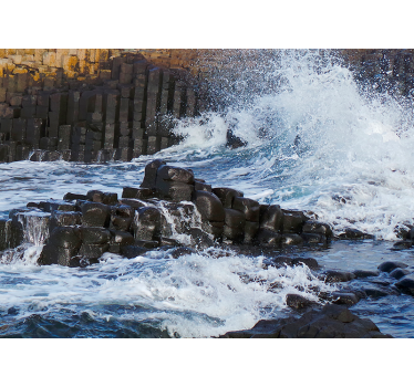 Mural de mar Giant's causeway - TenVinilo