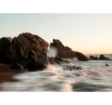 Fotomurale paisaje de olas del atlántico - TenVinilo
