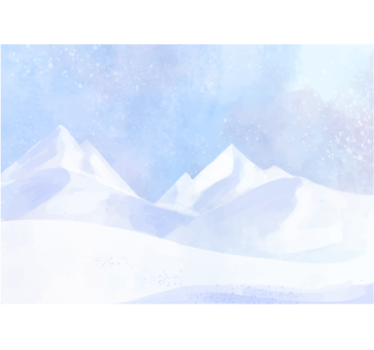 Papel mural montaña picos nevados de las montañas - TenVinilo