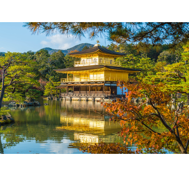 Fotomural de naturaleza Templo japonés - TenVinilo