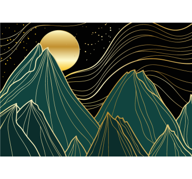 Papel mural montaña gran cordillera - TenVinilo