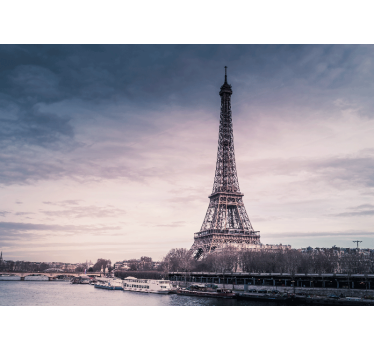 Fotomural París Diseño de la torre eiffel - TenVinilo