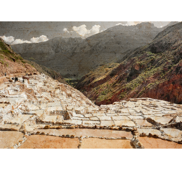 Papel mural paisajes paisaje de montañas majestuosas - TenVinilo