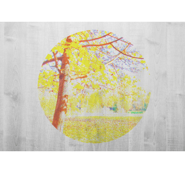 Papel mural naturaleza escena de árbol en otoño - TenVinilo