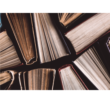 Fotomural vintage Libros de tapa dura - TenVinilo