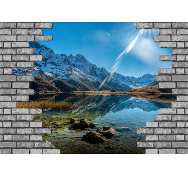 Papel mural paisajes ecos de montaña - TenVinilo