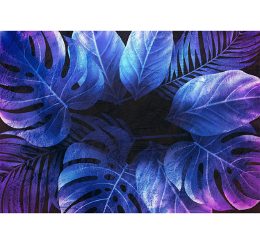 Papel mural naturaleza ideas de hojas tropicales - TenVinilo