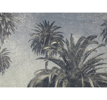 Papel mural naturaleza oasis de palmeras - TenVinilo