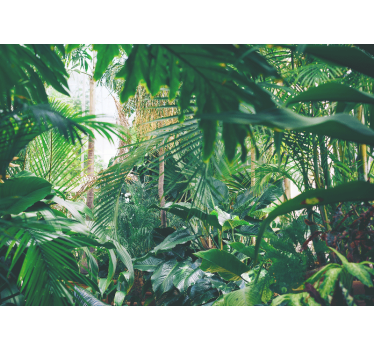 Papel mural selva oasis tropical exuberante - TenVinilo