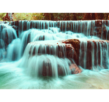 Fotomural cascada flujo de cascada sereno - TenVinilo