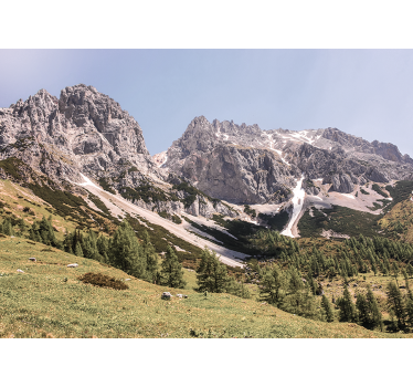 Papel mural paisajes tranquilidad alpina - TenVinilo