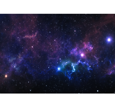 Papel mural espacio paisaje de nebulosa celestial - TenVinilo