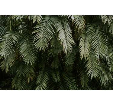 Papel mural naturaleza follaje tropical - TenVinilo