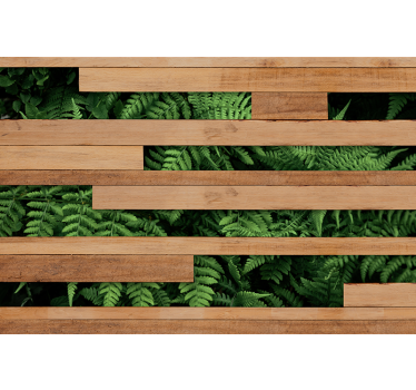 Papel mural naturaleza capas de vegetación exuberante - TenVinilo