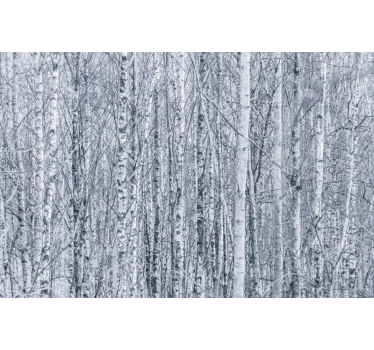 Fotomural de arboles blanco/negro - TenVinilo