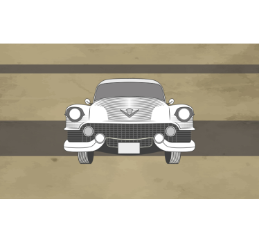 Fotomural vintage coche de 51 Cadillac - TenVinilo