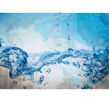 Papel mural naturaleza flujo de agua refrescante - TenVinilo