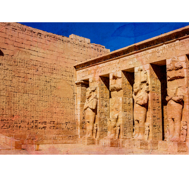 Papel mural africano jeroglíficos del antiguo egipto - TenVinilo