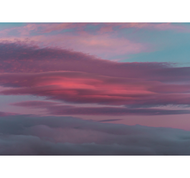 Papel mural cielo atardecer sereno - TenVinilo