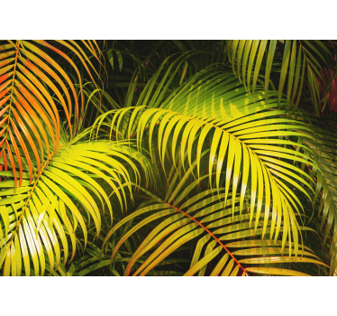 Papel mural naturaleza exhibición de vegetación exuberante - TenVinilo